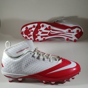 Nike Lunar Superbad Pro TD Red Football Cleats